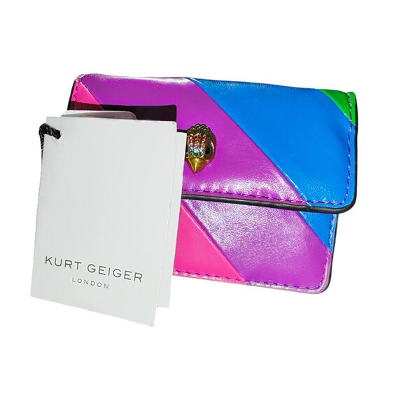 Kurt Geiger London micro kensington bag  neon rainbow NWT - includes box - Picture 2 of 5